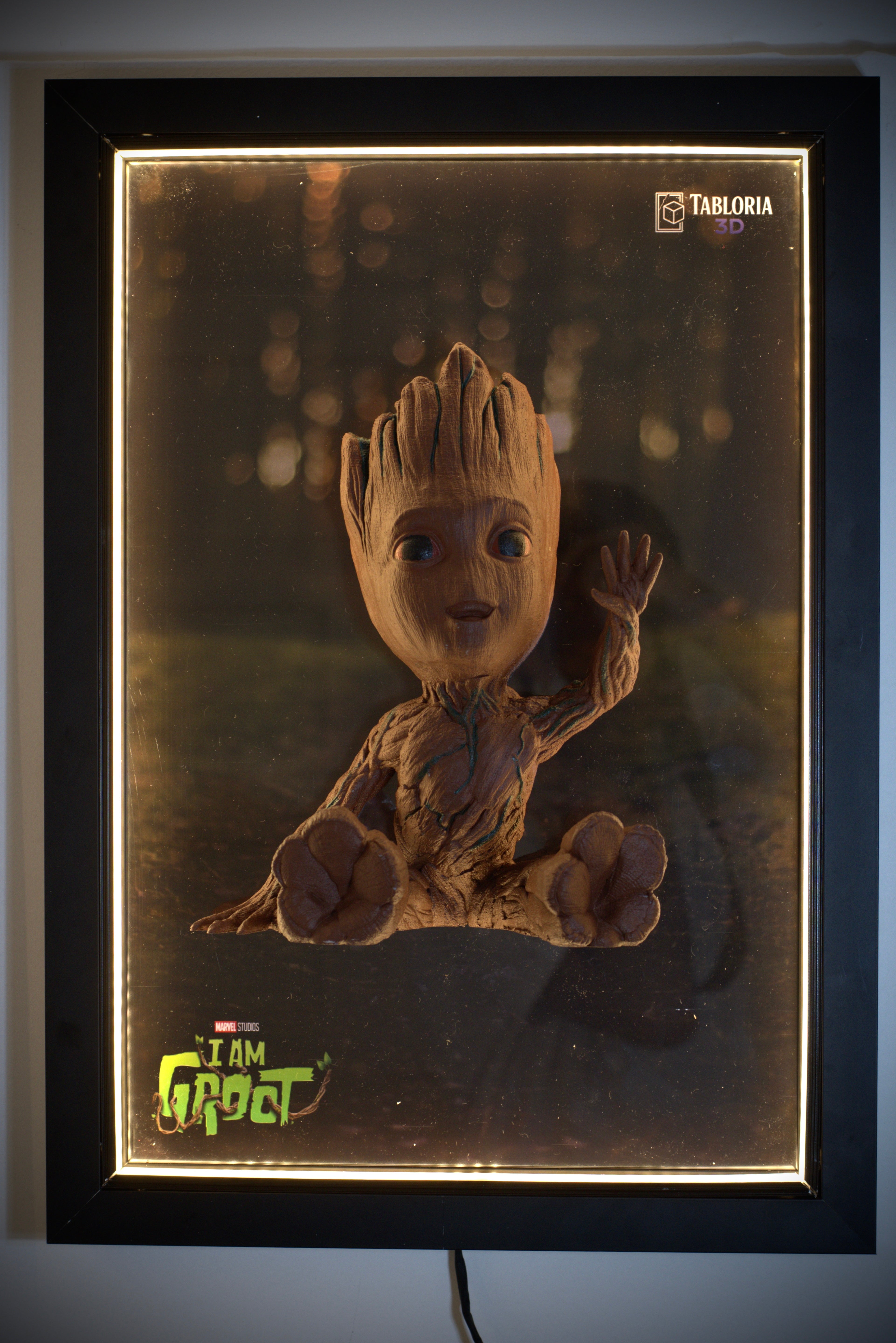 “Baby groot 3d portrait”