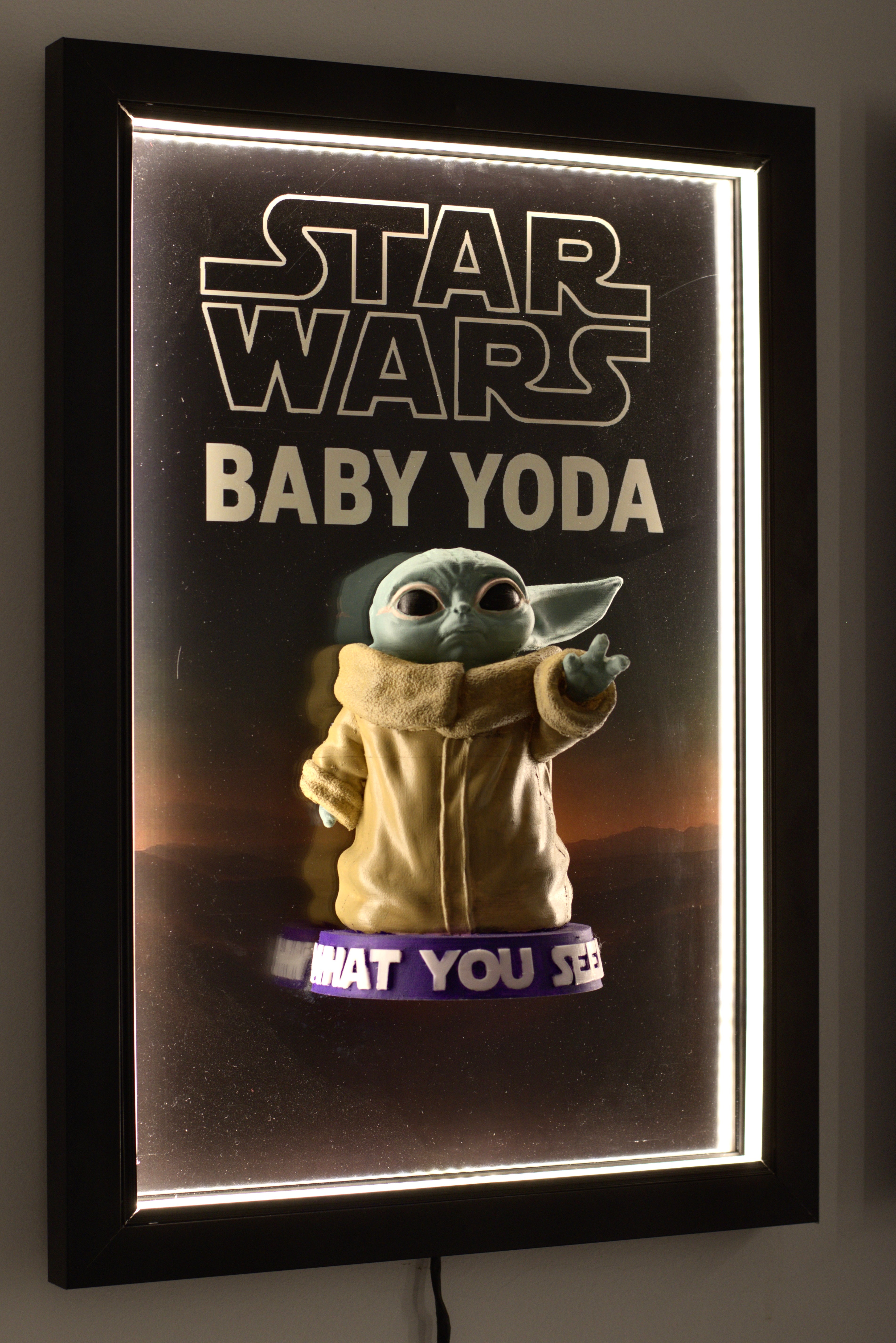 “Baby yoda 3d portrait”