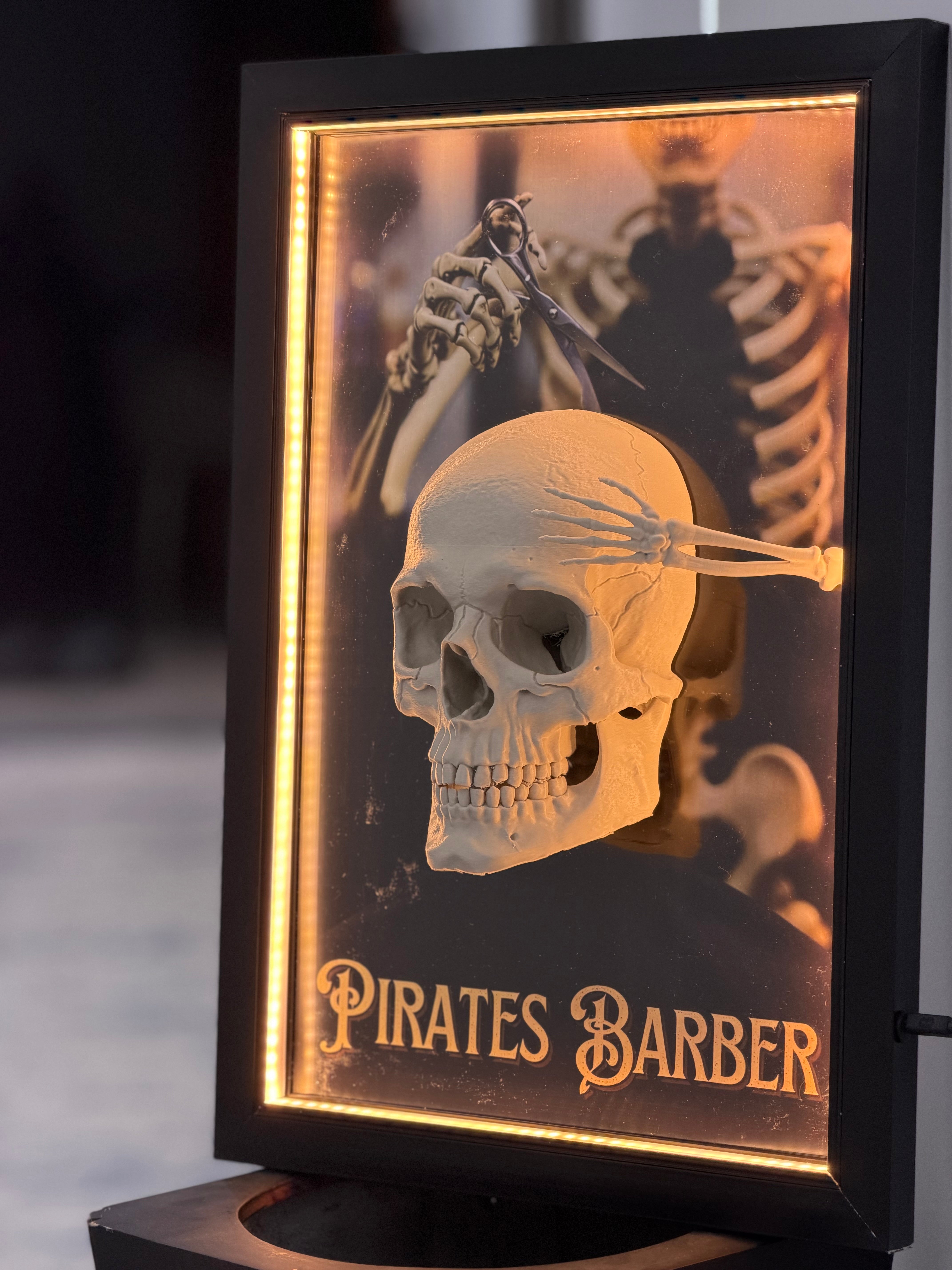 “Barber shop 3d portrait”