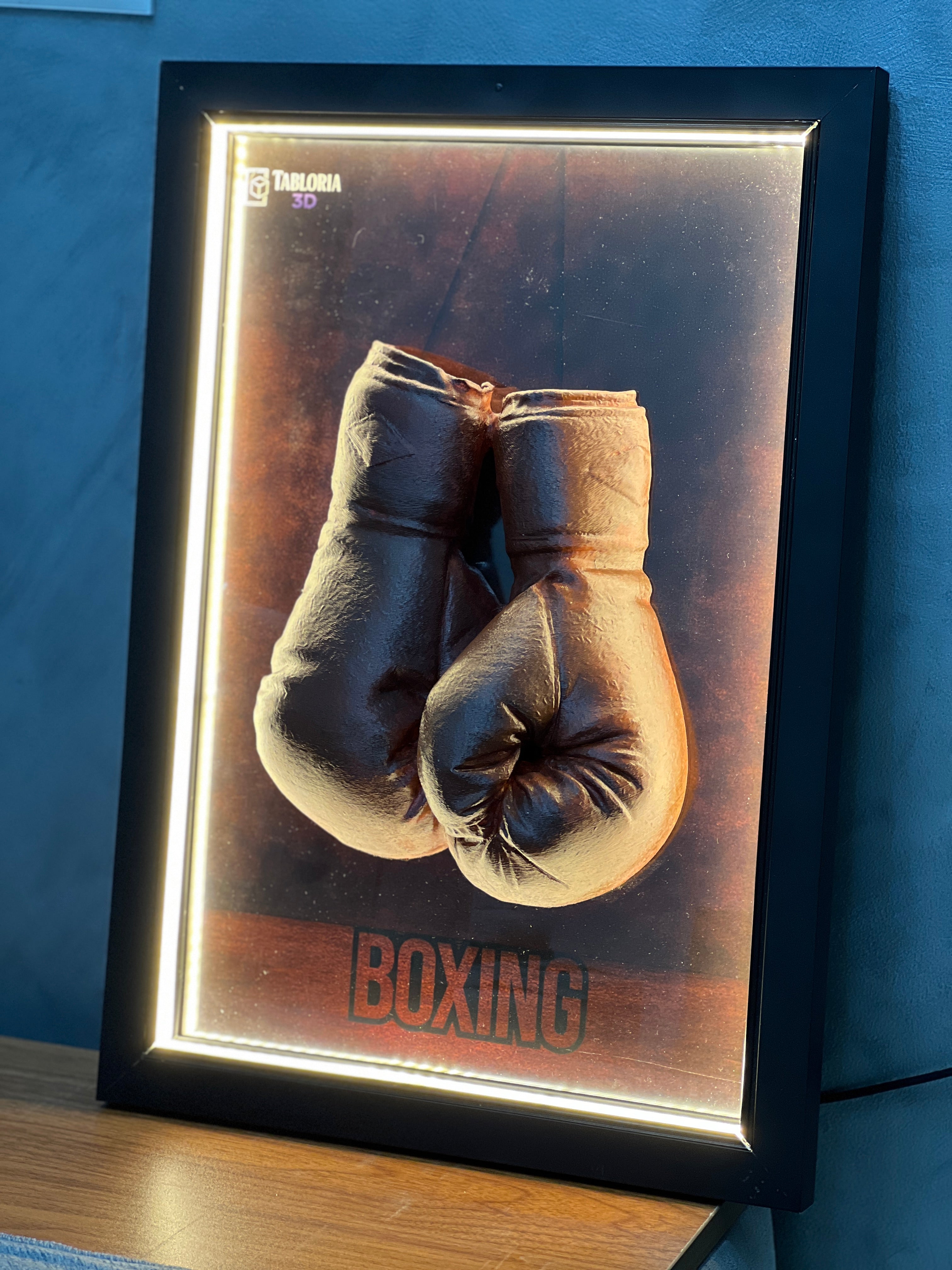 “Boxing 3d portrait”