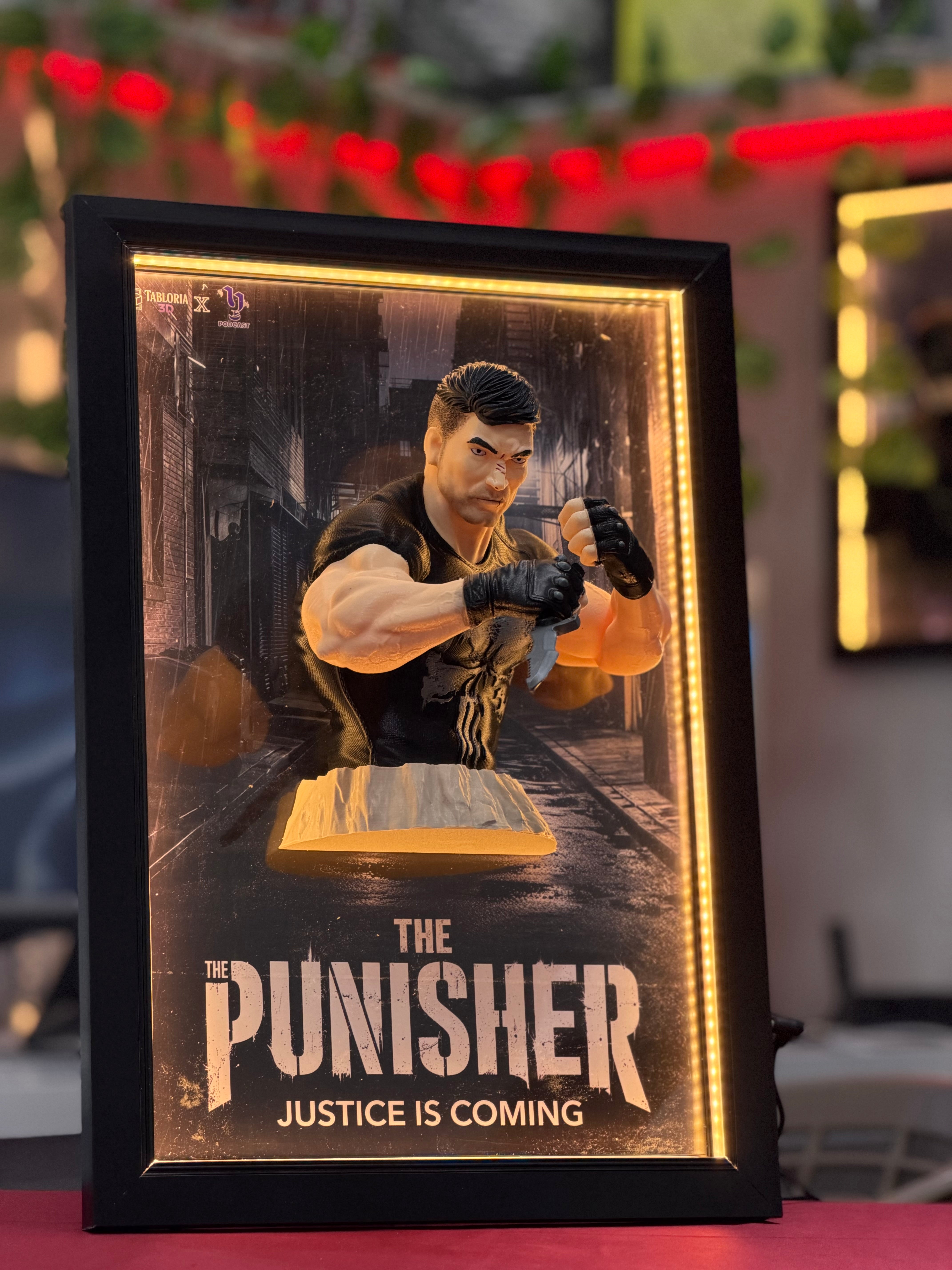 “Punisher 3d portrait”