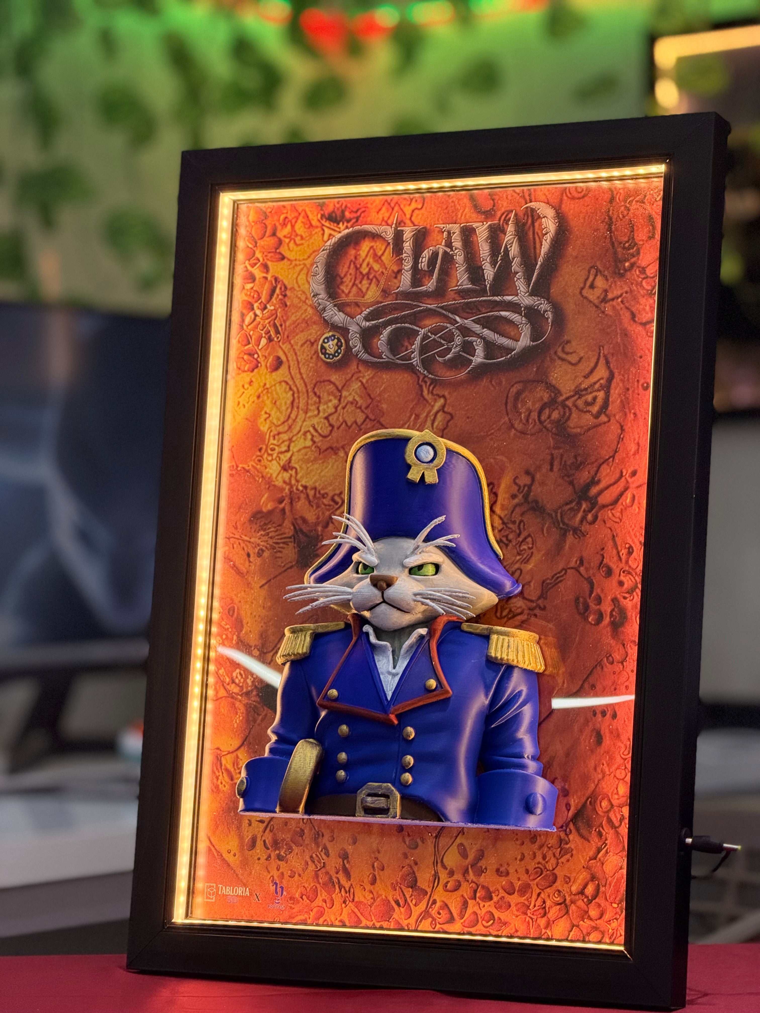 “Claw 3d portrait”