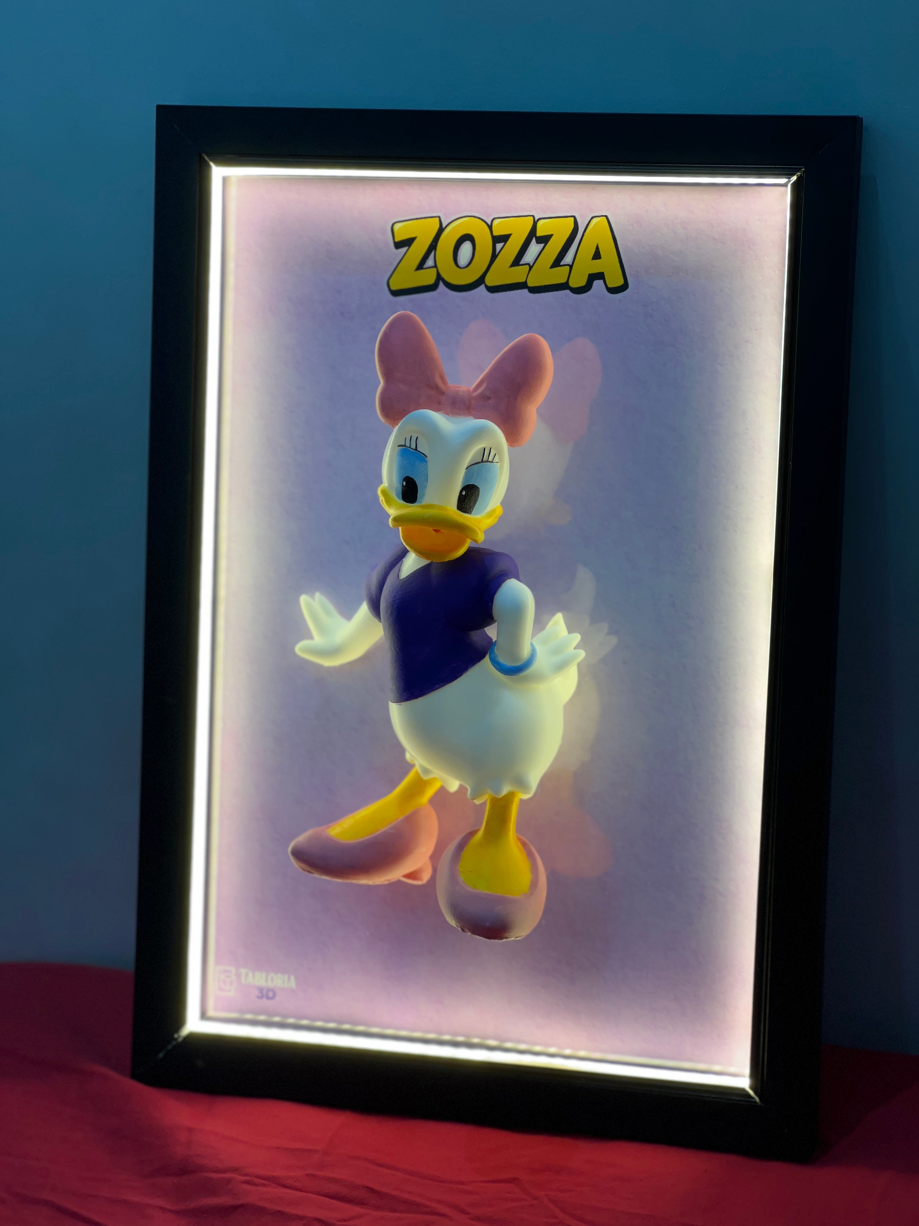 “Daisy Duck 3d portrait”