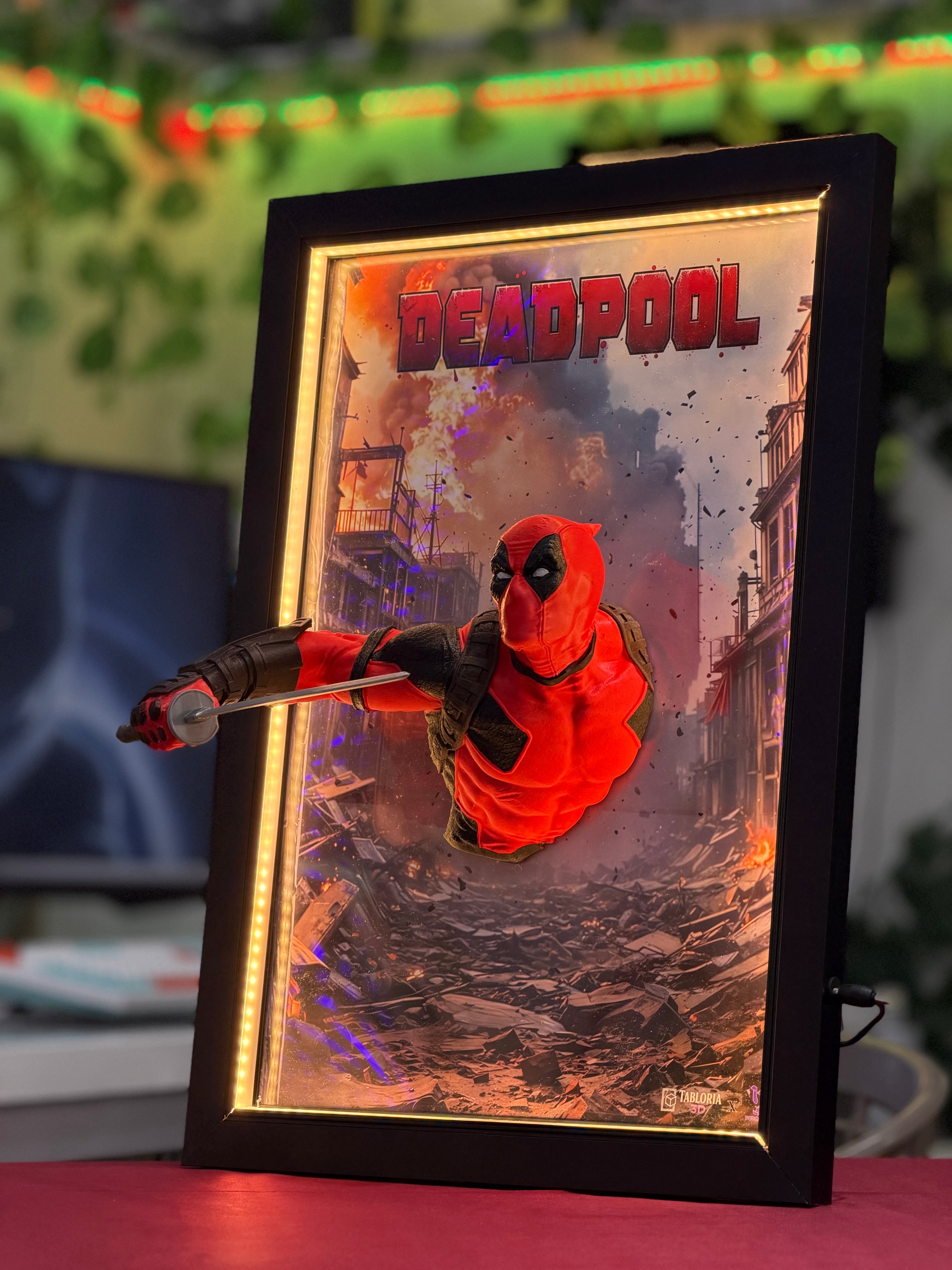 “Deadpool 3d portrait”