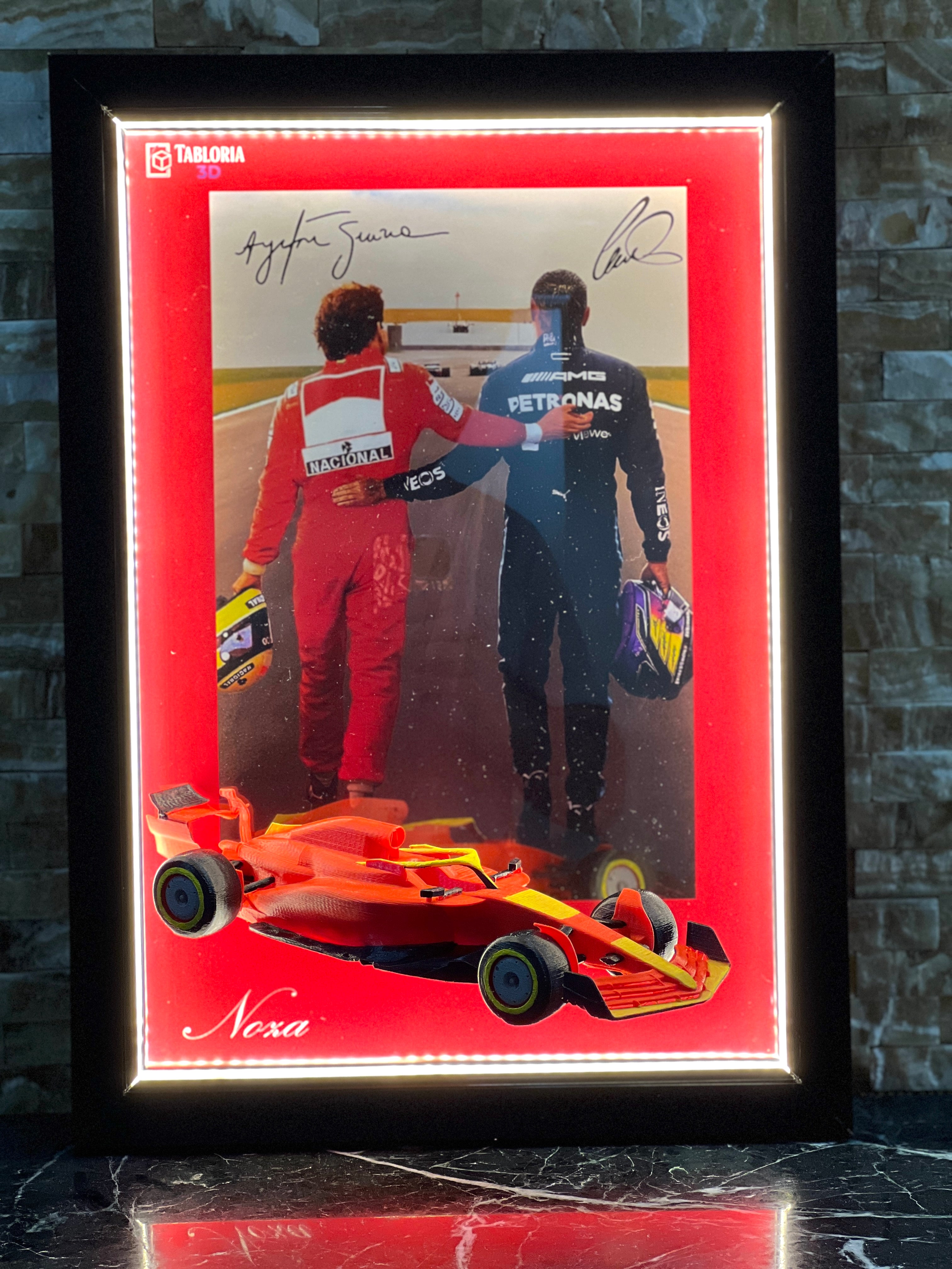 “F1 car 3d portrait”