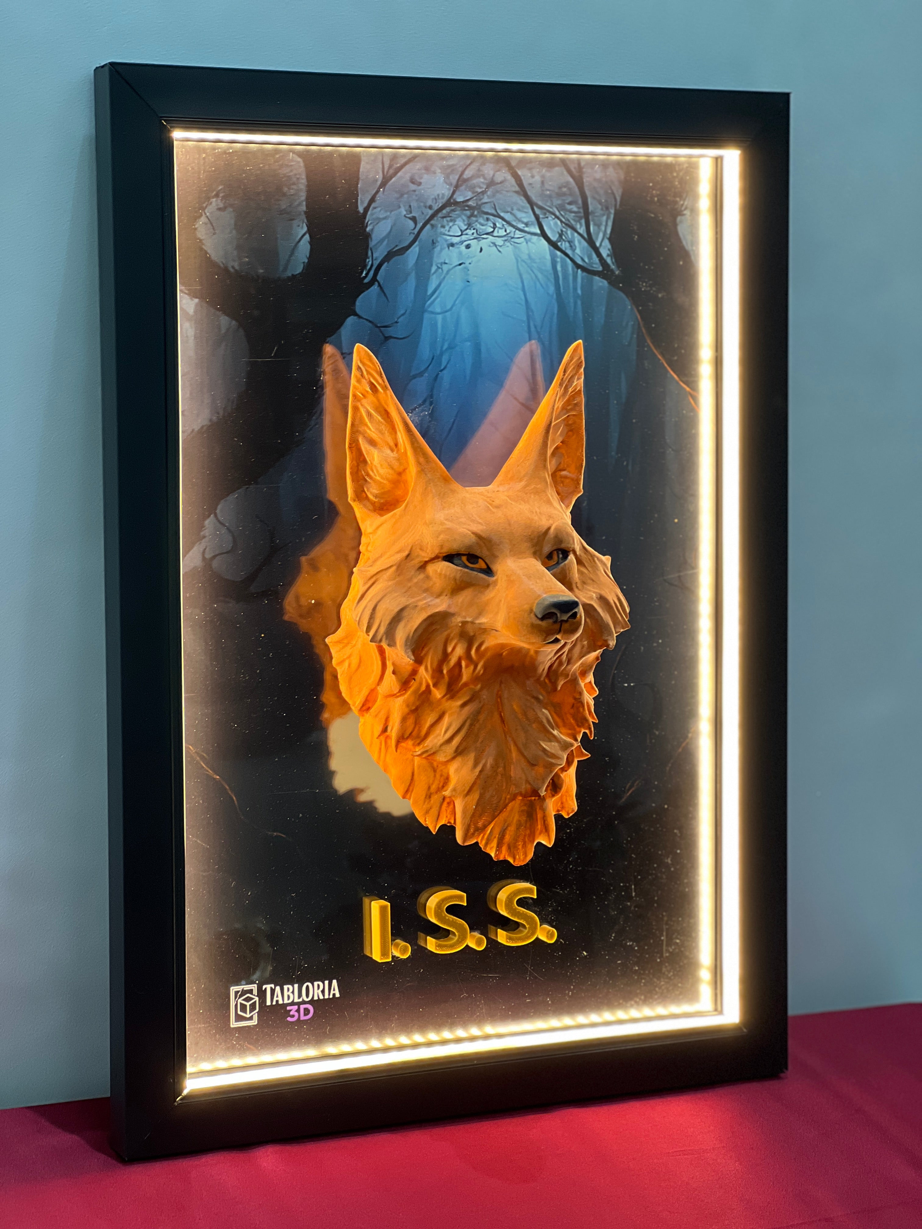 “Fox 3d portrait”