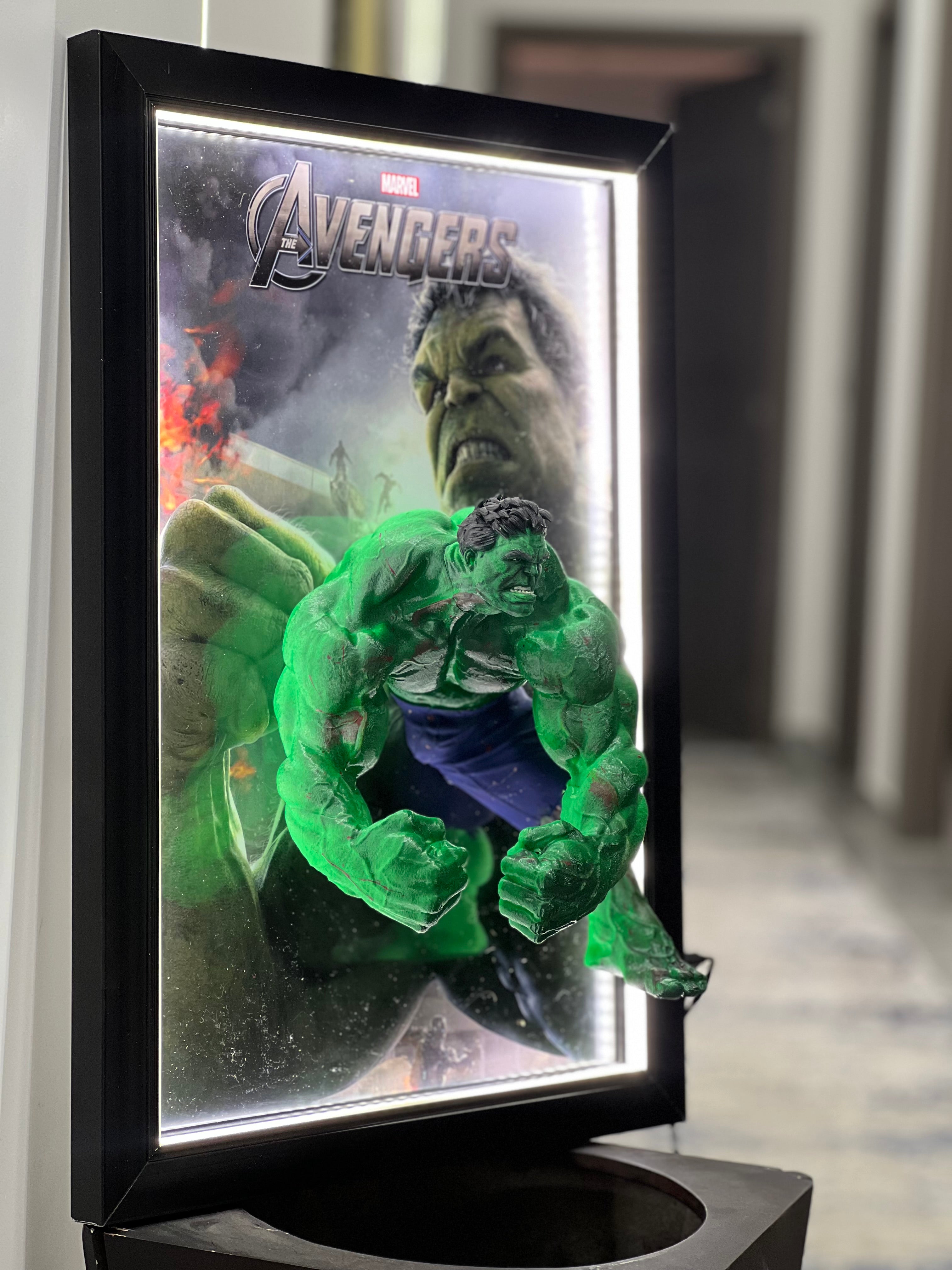 “Hulk 3d portrait”