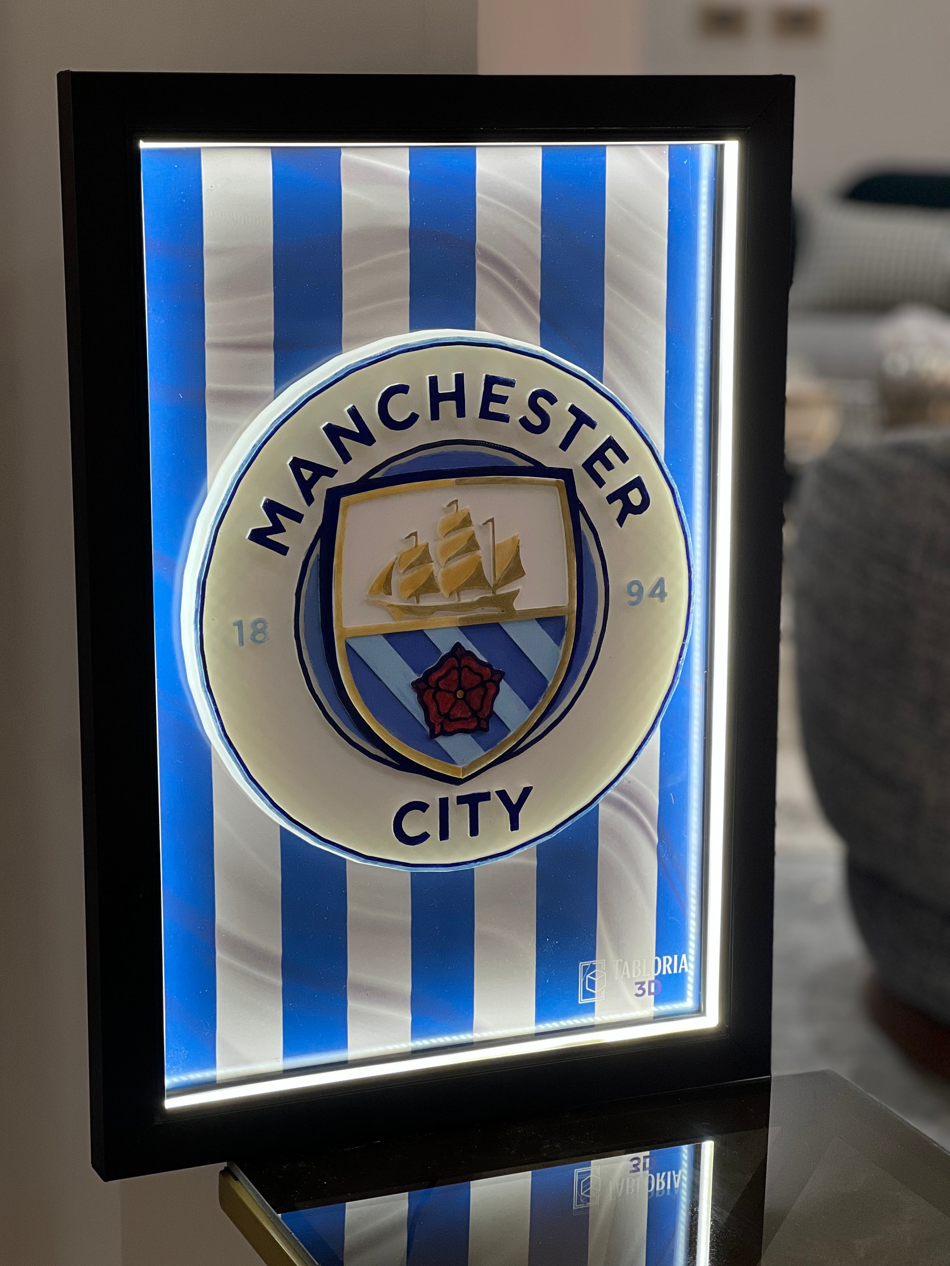 “Manchester City 3d portrait”
