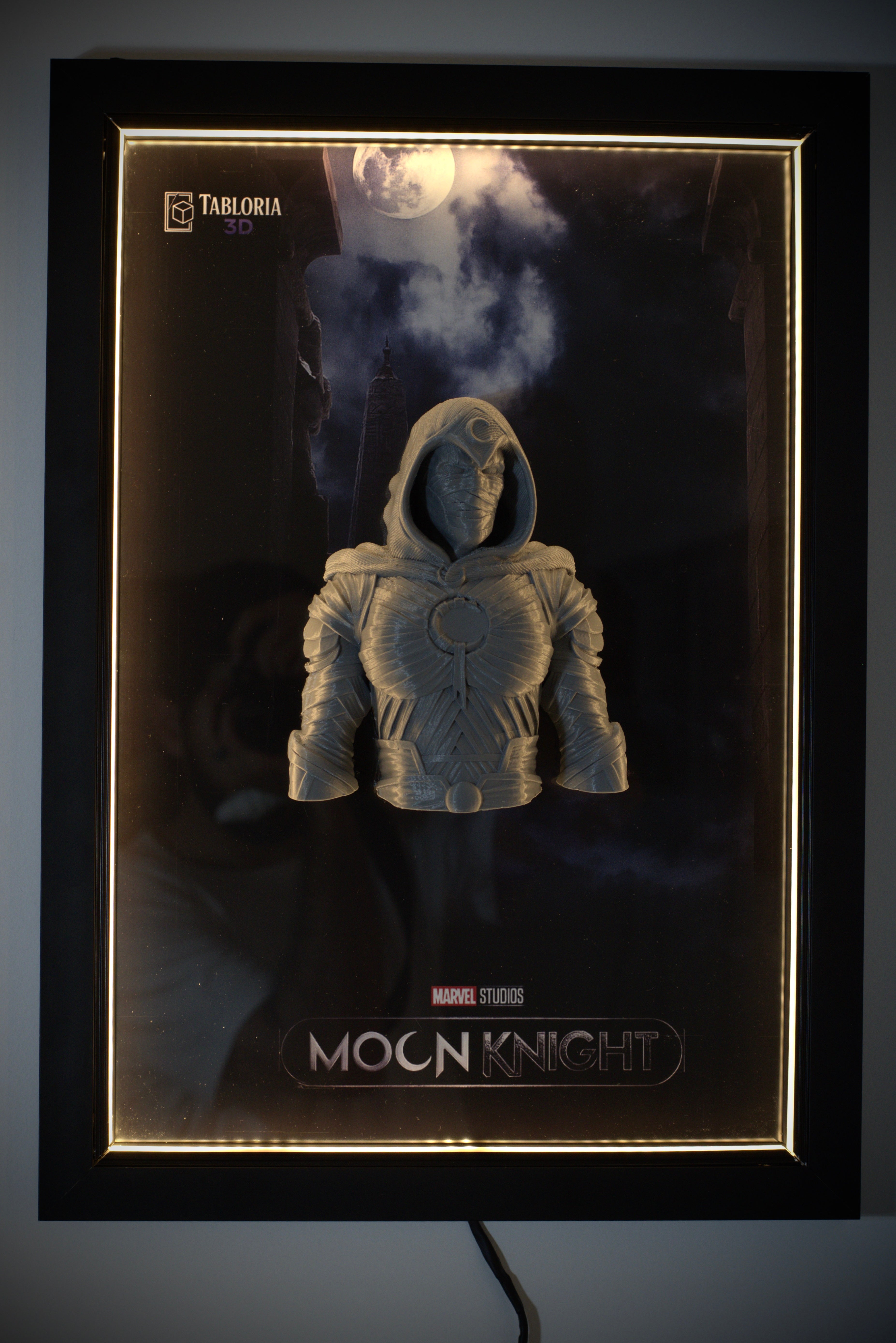 “Moon knight 3d portrait”