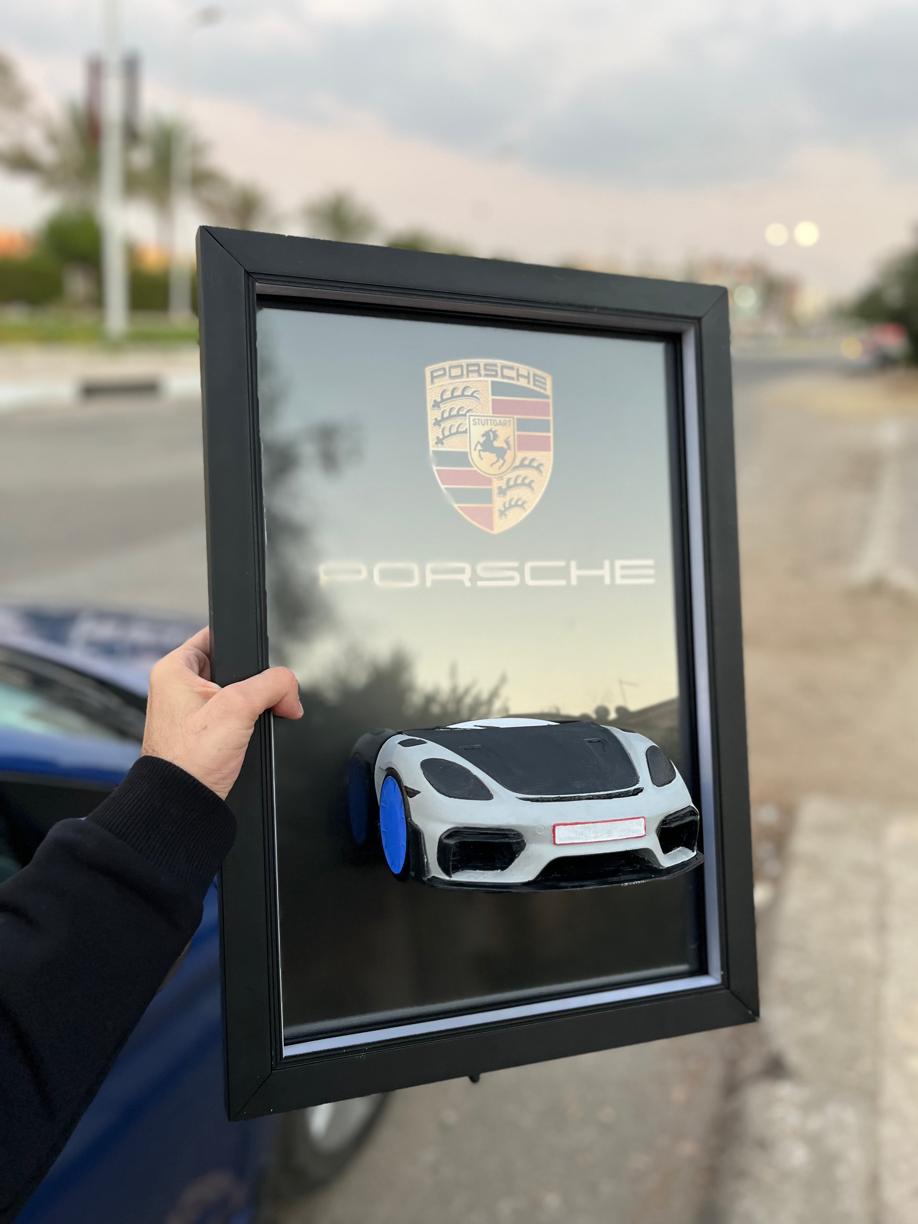 “Porsche 3d portrait”