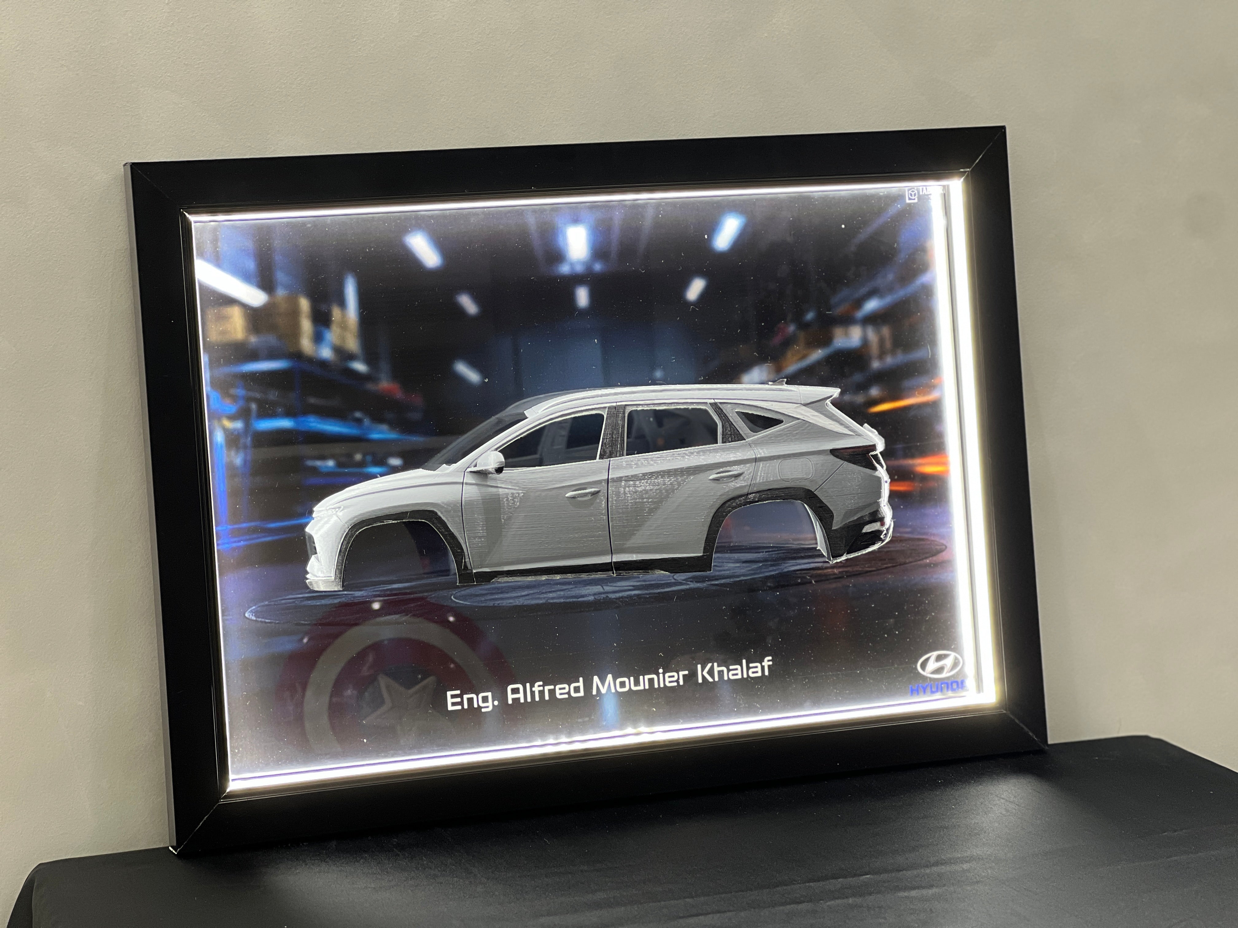 “Tucson car 3d portrait”