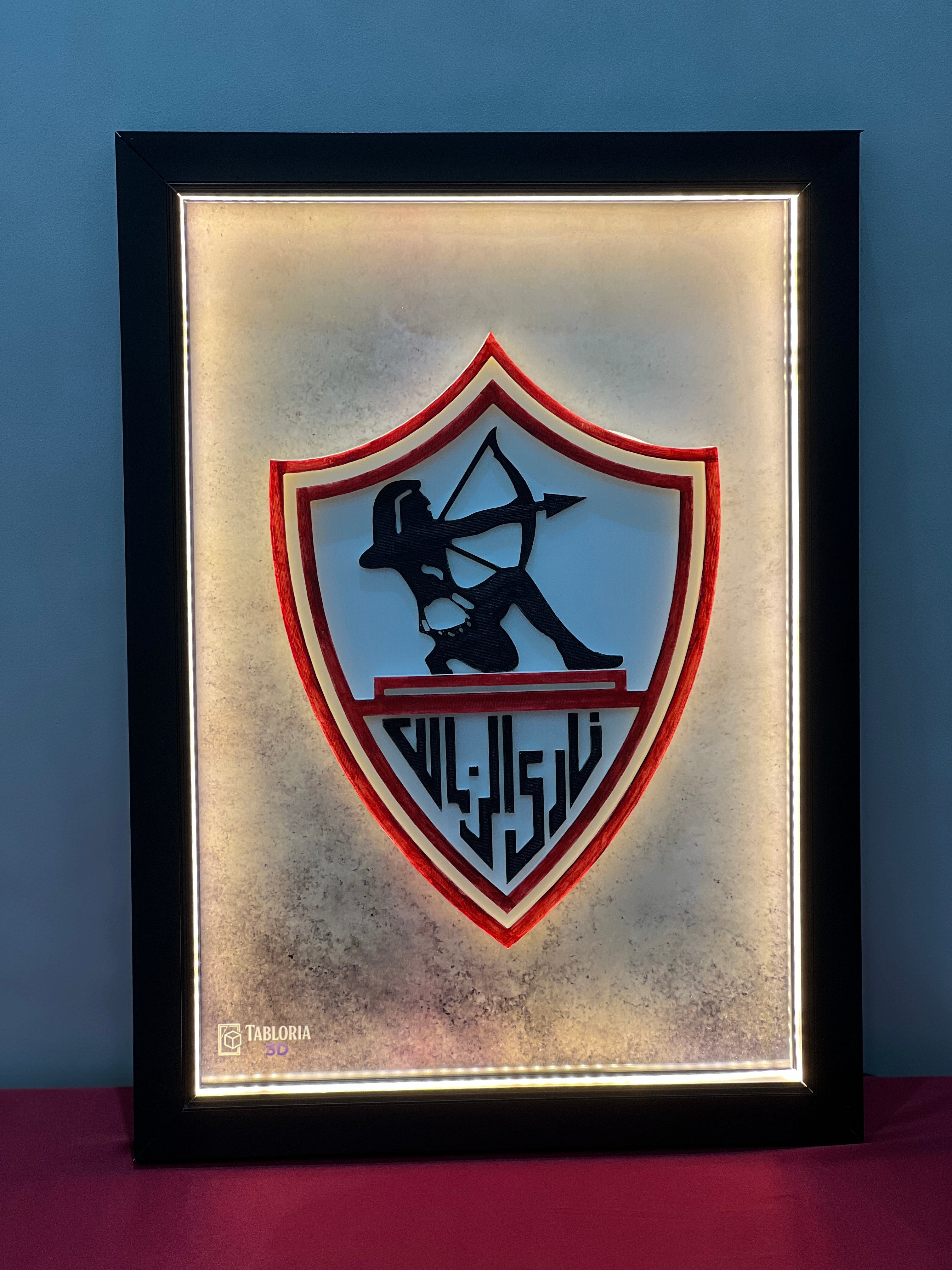 “Zamalek 3d portrait”